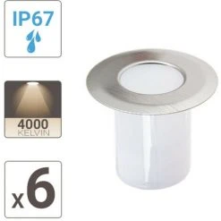 XANLITE - Kit De 6 Spots Encastrables Extérieur - SPTK6RCW -XANLITE Soldes 47378249 3