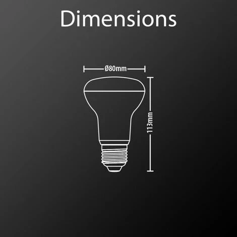 XANLITE - Ampoule LED R80, Culot E27, 11,5W Cons. (75W Eq.), Lumière Blanc Neutre - ALR80CW 4 XANLITE - Ampoule LED R80, Culot E27, 11,5W Cons. (75W Eq.), Lumière Blanc Neutre - ALR80CW – Image 4