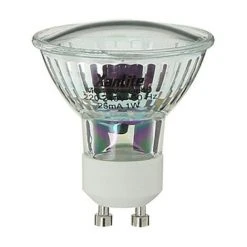 XANLITE - Ampoule LED Spot, Culot GU10, 1W Cons. (N.C Eq.), Lumière Lumière Verte - MG18V