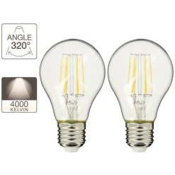 XANLITE - Lot De 2 Ampoules A60 - CuLot E27 - Retro-LED - PACK2RFE470GCW -XANLITE Soldes 47378336 3
