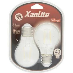 XANLITE - Lot De 2 Ampoules A60 - CuLot E27 - Retro-LED - PACK2RFE470GCW -XANLITE Soldes 47378336 4