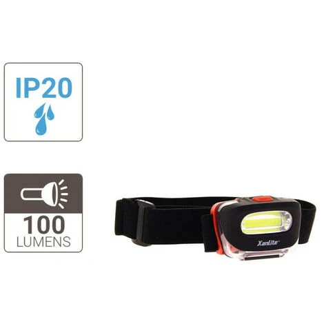 XANLITE - Lampe Frontale LED, X2 Modes D'Eclairage, 100 Lumens, Piles Incluses - FR100 2 XANLITE - Lampe Frontale LED, X2 Modes D'Eclairage, 100 Lumens, Piles Incluses - FR100 – Image 2