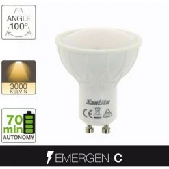 XANLITE - Ampoule LED Spot, Culot GU10, 5,5W Cons. (35W Eq.), Lumière Blanc Chaud, 150 Lumen En Autonome - SG400SEL -XANLITE Soldes 47378346 3