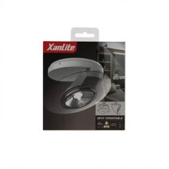 XANLITE - Spot En Saillie LED - Orientable - Bague Transparente - Cons. 4,5W (eq. 40W) - 300 Lumens - Blanc Chaud - SPEST350 -XANLITE Soldes 47378353 5