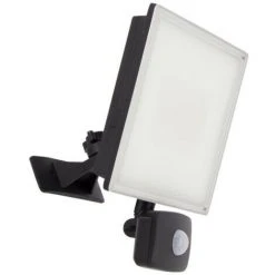 XANLITE - Projecteur LED Mural Noir, Détecteur De Mouvement, 50 W, 4000 Lumens - PR50WMD