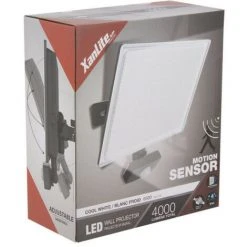 XANLITE - Projecteur LED Mural Noir, Détecteur De Mouvement, 50 W, 4000 Lumens - PR50WMD -XANLITE Soldes 47378359 3