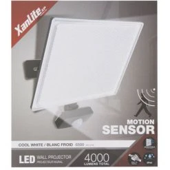 XANLITE - Projecteur LED Mural Noir, Détecteur De Mouvement, 50 W, 4000 Lumens - PR50WMD -XANLITE Soldes 47378359 4