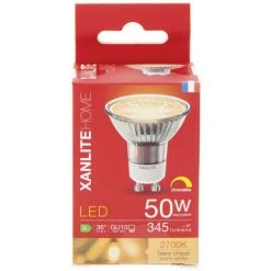 XANLITE - Ampoule LED Spot Dimmable, Culot GU10, 6,5W Cons. (50W Eq.), Lumière Blanc Chaud - VG50SD -XANLITE Soldes 47378362 5