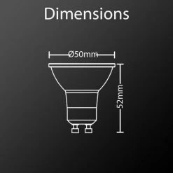 XANLITE - Lot De 2 Ampoules LED Spots Au Culot GU10, 5W Cons. (50W Eq.), Lumière Blanche Chaude - PACK2VG50S 9 XANLITE - Lot De 2 Ampoules LED Spots Au Culot GU10, 5W Cons. (50W Eq.), Lumière Blanche Chaude - PACK2VG50S -XANLITE Soldes 47378373 5