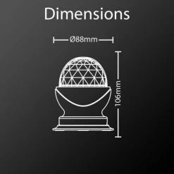 XANLITE - Lampe à Poser Effet Disco, LED Multicolores ,tête Rotative - LADRVB -XANLITE Soldes 47378377 4