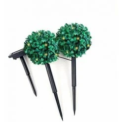 XANLITE - Lot De 2 Piquets LED Solaire "Buisson", Spéciale Extérieur (IP44) - SO2BUIS