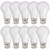XANLITE - Lot De 10 Ampoules LED A60, Culot B22, 10W Cons. (60W Eq.), Lumière Blanc Chaud - PACK10EB806G