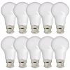 XANLITE - Lot De 10 Ampoules LED A60, Culot B22, 10W Cons. (60W Eq.), Lumière Blanc Neutre - PACK10EB806GCW