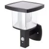 XANLITE - Applique Murale Solaire IP44 600 Lumens - Détecteur De Mouvements - 3 Modes De Fonctionnement - Noir - SO1811AN
