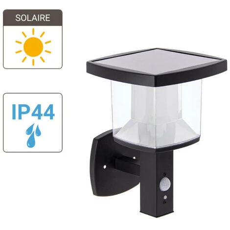 XANLITE - Applique Murale Solaire IP44 600 Lumens - Détecteur De Mouvements - 3 Modes De Fonctionnement - Noir - SO1811AN 4 XANLITE - Applique Murale Solaire IP44 600 Lumens - Détecteur De Mouvements - 3 Modes De Fonctionnement - Noir - SO1811AN – Image 4