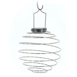 XANLITE - Lanterne Solaire Spirale IP44 - Métal - Noir - SOLASN