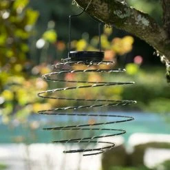 XANLITE - Lanterne Solaire Spirale IP44 - Métal - Noir - SOLASN -XANLITE Soldes 47378410 3