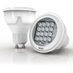 XANLITE - Ampoule LED Spot, Culot GU10, 6,1W Cons. (50W Eq), Lumière Blanc Chaud - PG50SFW