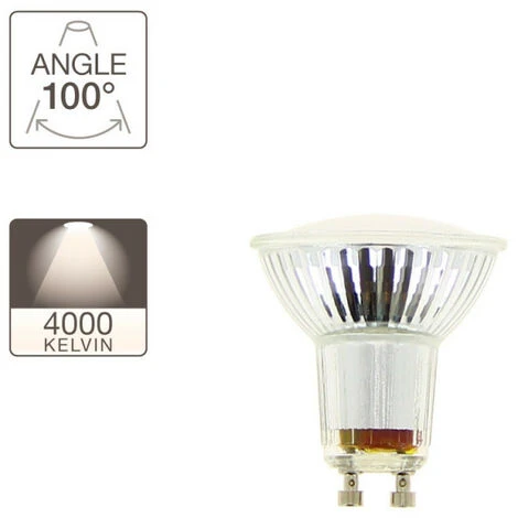 XANLITE - Ampoule LED Spot, Culot GU10, 5,6W Cons. (50W Eq.), Lumière Blanc Neutre - MG450SCW 5 XANLITE - Ampoule LED Spot, Culot GU10, 5,6W Cons. (50W Eq.), Lumière Blanc Neutre - MG450SCW – Image 5
