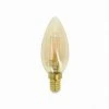 XANLITE - Ampoule LED Flamme / Vintage Au Verre Ambré, Culot E14, 3,8W Cons. (30W Eq.), 350 Lumens, Lumière Blanc Chaud - RFDV400FA