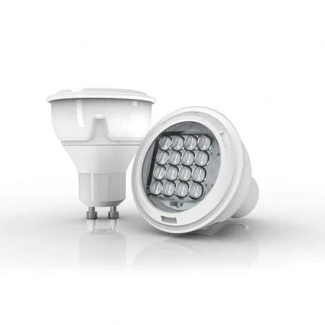 XANLITE - Ampoule LED Spot, Culot GU10, 4,5W Cons. (35W Eq), Lumière Blanc Chaud - PG35SFW 1 XANLITE - Ampoule LED Spot, Culot GU10, 4,5W Cons. (35W Eq), Lumière Blanc Chaud - PG35SFW