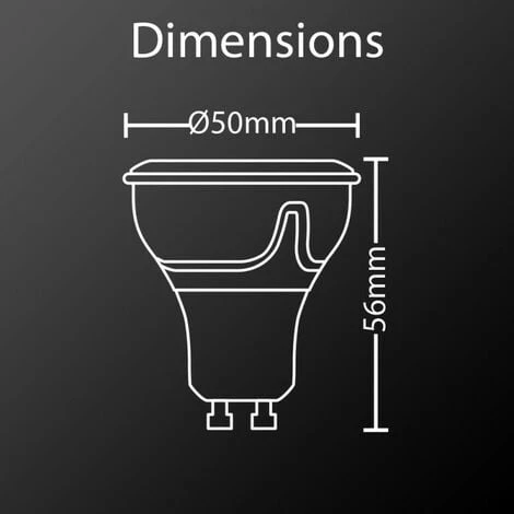XANLITE - Ampoule LED Spot, Culot GU10, 4,5W Cons. (35W Eq), Lumière Blanc Chaud - PG35SFW 5 XANLITE - Ampoule LED Spot, Culot GU10, 4,5W Cons. (35W Eq), Lumière Blanc Chaud - PG35SFW – Image 5