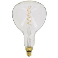 XANLITE - Ampoule LED Giant Fiole / Vintage, Culot E27, 4W Cons. (30W Eq.), 323 Lumens, Lumière Blanc Chaud - RFDGE280RS