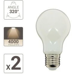 XANLITE - Pack De 2 Ampoules LED (A60), Culot E27, Conso. 8W (eq. 75W), 1055 Lumens, Blanc Neutre - PACK2RFE1055GOCWED -XANLITE Soldes 47378529 3