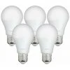 XANLITE - Lot X5 Ampoules LED Standard, Culot E27, Conso 9W, Eq. 60W, Blanc Neutre - PACK5EE806GCW