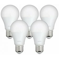 XANLITE - Lot X5 Ampoules LED Standard, Culot E27, Conso 9W, Eq. 60W, Blanc Neutre - PACK5EE806GCW
