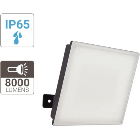 XANLITE - Projecteur LED Mural Noir, 100 W, 8000 Lumens - PR100WM 2 XANLITE - Projecteur LED Mural Noir, 100 W, 8000 Lumens - PR100WM – Image 2