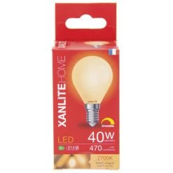 XANLITE - Ampoule LED Dimmable P45 Opaque Filament, E14 470 LM 2700 K - RFV470POD -XANLITE Soldes 47378543 5