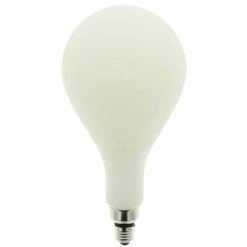 XANLITE - Ampoule LED Déco éclairante Poire Opaline Au Verre Lacté, Culot E27, 24W Cons. (185W Eq.), 3200 Lumens, Lumière Blanc Neutre - RFDGE3000GOCW