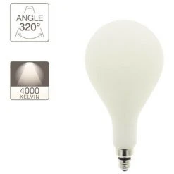 XANLITE - Ampoule LED Déco éclairante Poire Opaline Au Verre Lacté, Culot E27, 24W Cons. (185W Eq.), 3200 Lumens, Lumière Blanc Neutre - RFDGE3000GOCW -XANLITE Soldes 47378545 4
