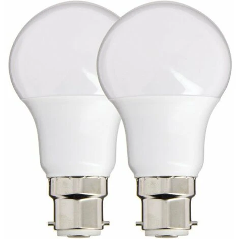 XANLITE - Lot De 2 Ampoules LED A60, Culot B22, 10W Cons. (60W Eq.), Lumière Blanc Chaud - PACK2EB806G 1 XANLITE - Lot De 2 Ampoules LED A60, Culot B22, 10W Cons. (60W Eq.), Lumière Blanc Chaud - PACK2EB806G