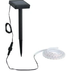 XANLITE - Balise Strip Led Solaire, 3m Multicolore - SPLSBK3SOLARRVB