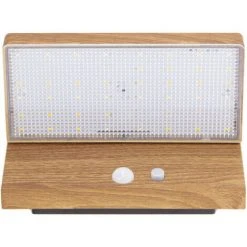 XANLITE - Applique Murale Solaire IP44 600 Lumens - Détecteur De Mouvements - 3 Modes De Fonctionnement - Finitions Bois - SO1911AW -XANLITE Soldes 47378590 3