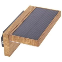 XANLITE - Applique Murale Solaire IP44 600 Lumens - Détecteur De Mouvements - 3 Modes De Fonctionnement - Finitions Bois - SO1911AW -XANLITE Soldes 47378590 5