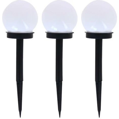 XANLITE - Lot De 3 Balises LED Solaires, LED RVB, Lumière Multi-colore, 8h D'autonomie - PACK3SO50B 1 XANLITE - Lot De 3 Balises LED Solaires, LED RVB, Lumière Multi-colore, 8h D'autonomie - PACK3SO50B