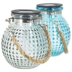 XANLITE - Lanterne Solaire Boule IP44 - Finition Verre Teinté - Bleu Ou Gris - SOLABVT 9 XANLITE - Lanterne Solaire Boule IP44 - Finition Verre Teinté - Bleu Ou Gris - SOLABVT -XANLITE Soldes 47378598 5