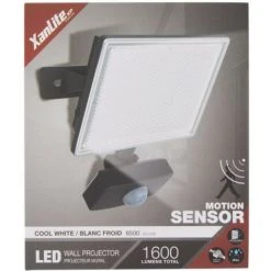XANLITE - Projecteur LED Mural Noir, Détécteur De Mouvement Inclus,20 W, 1600 Lumens - PR20WMD 8 XANLITE - Projecteur LED Mural Noir, Détécteur De Mouvement Inclus,20 W, 1600 Lumens - PR20WMD -XANLITE Soldes 47378608 4