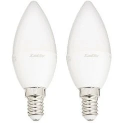 XANLITE - Ampoule LED Flamme, Culot E14, 5W Cons. (40W Eq.), Lumière Blanc Neutre - PACK2EV470FCW