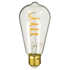 Xanlite - Ampoule LED (ST64) Edison / Vintage, Culot E27, 4W Cons. (28W Eq.), 300 Lumens, Lumière Blanc Chaud - RFDE280STS
