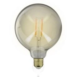 XANLITE - Ampoule LED Globe (G125) / Vintage Au Verre Fumé, Culot E27, 4W Cons. (23W Eq.), 230 Lumens, Lumière Blanc Chaud - RFDE400B125F