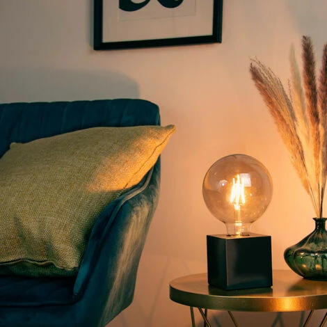 XANLITE - Ampoule LED Globe (G125) / Vintage Au Verre Fumé, Culot E27, 4W Cons. (23W Eq.), 230 Lumens, Lumière Blanc Chaud - RFDE400B125F 2 XANLITE - Ampoule LED Globe (G125) / Vintage Au Verre Fumé, Culot E27, 4W Cons. (23W Eq.), 230 Lumens, Lumière Blanc Chaud - RFDE400B125F – Image 2