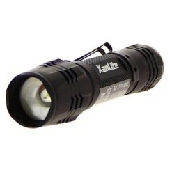 XANLITE - Lampe Torche LED Métallique, X3 Modes D'Eclairage, 100 Lumens, Pile Incluse - TO100XS
