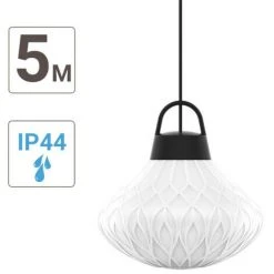 XANLITE - Suspension Extérieur Culot E27 IP44 Acier Et Polyéthylène Câble 5m - SDE01IP44 -XANLITE Soldes 47378687 4