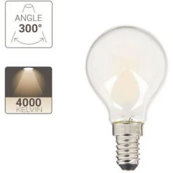 XANLITE - Ampoule à Filament LED P45, Culot E14, Conso. 6,5W, Blanc Neutre - RFV806POCW -XANLITE Soldes 47378688 5