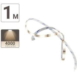 XANLITE - Ruban Lumineux LED à Piles (incluses) - 1 Mètre - Blanc Neutre - LSAK1PICW -XANLITE Soldes 47378693 5