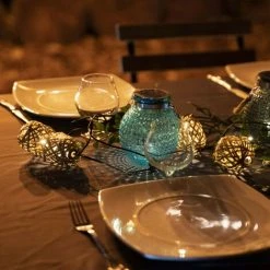 XANLITE - Guirlande Solaire Naturelle 5m IP44 - 10 Boules - Rotin - GRL5NAT -XANLITE Soldes 47378700 3